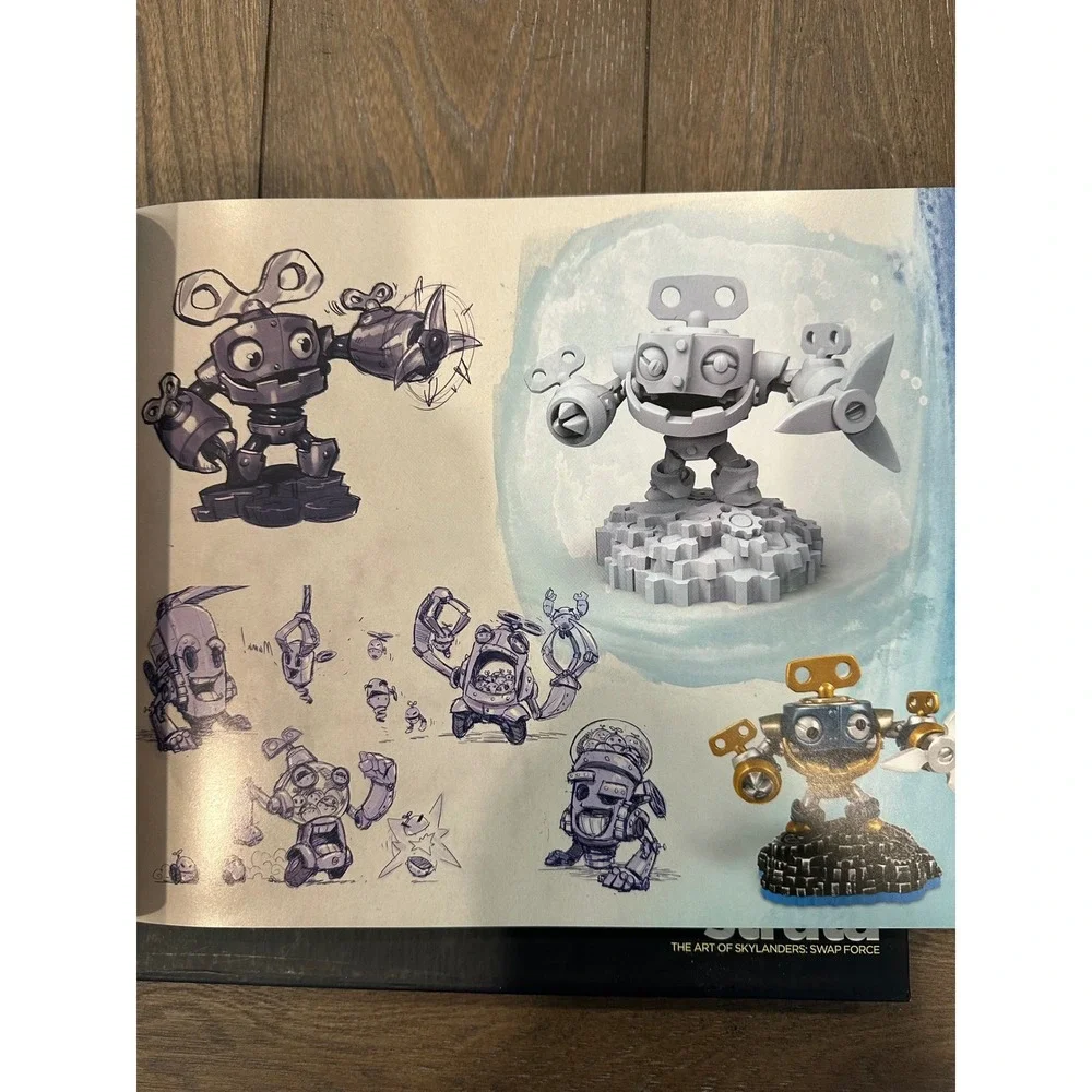 Strata Skylanders Swap Force Art Book Hardcover Multi Character Concept Art RARE